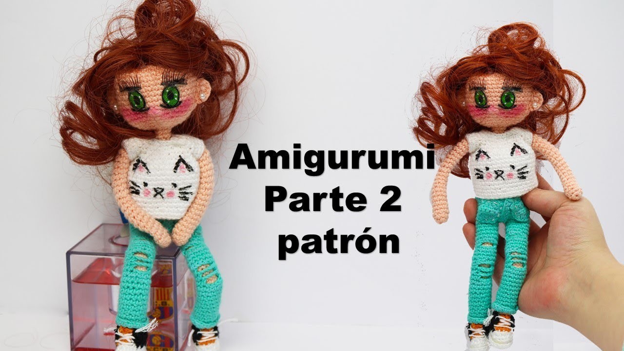 Amigurumi, muñeca moderna adolescente parte (2.4)