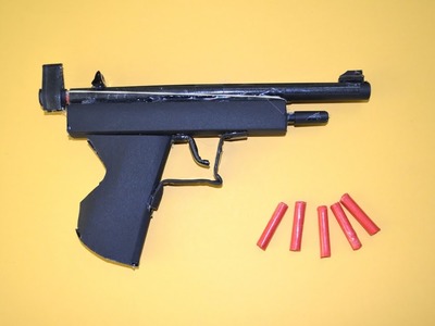 Como hacer Pistola de Papel que Dispare | juguete de papel
