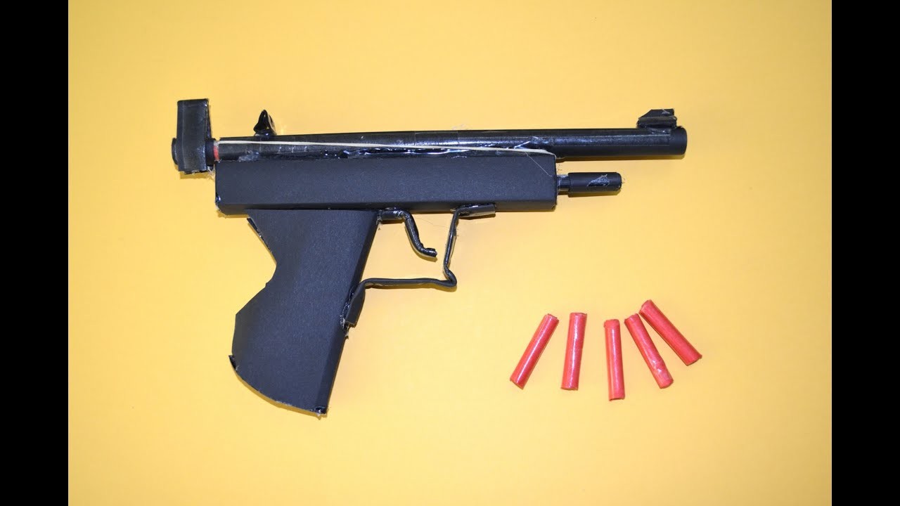 Como hacer Pistola de Papel que Dispare | juguete de papel
