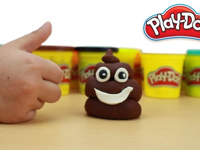 Como hacer un emoji Caca con plastilina Play-Doh