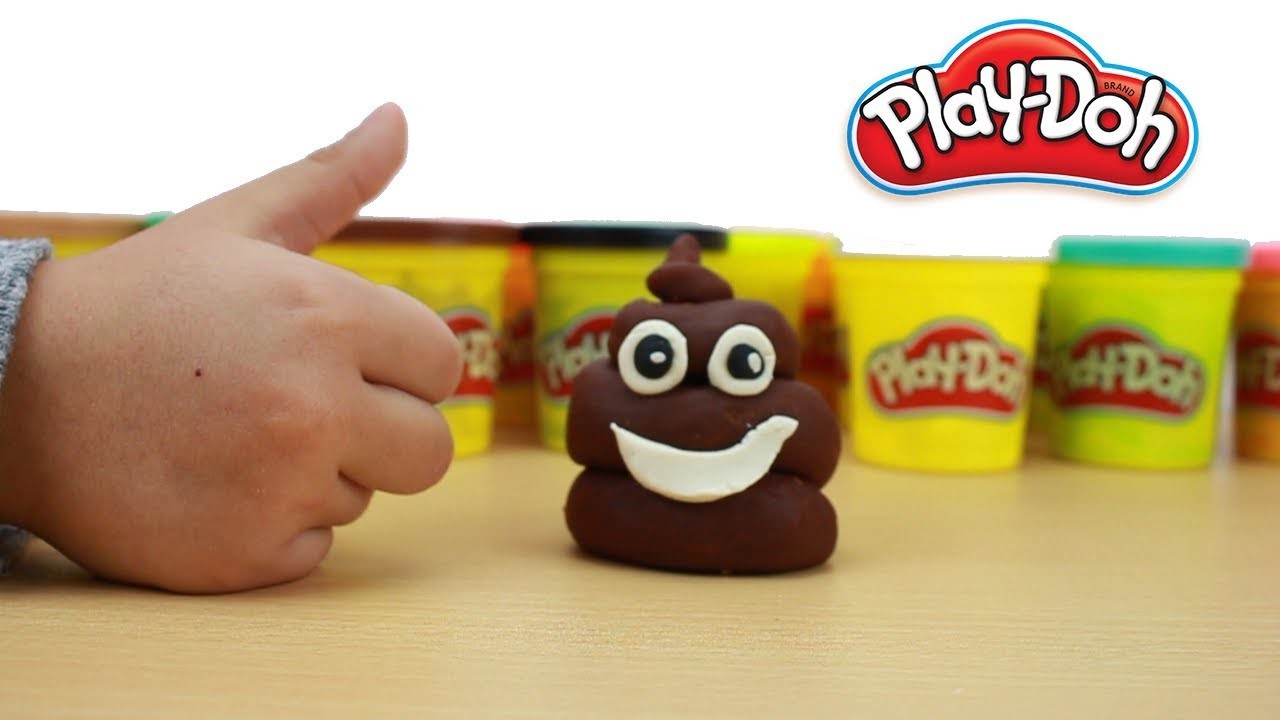 Como hacer un emoji Caca con plastilina Play-Doh