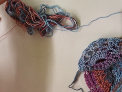 Crochetiando chal de abanico parte 4