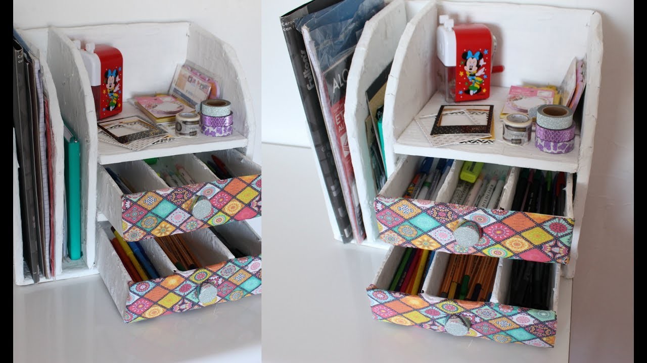 DIY: Mueble para tu escritorio Reciclado