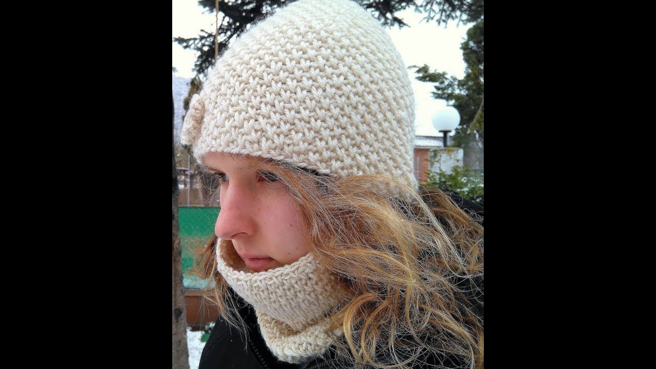 GORRO Y CUELLO DE GANCHILLO. 2º parte - gorro.