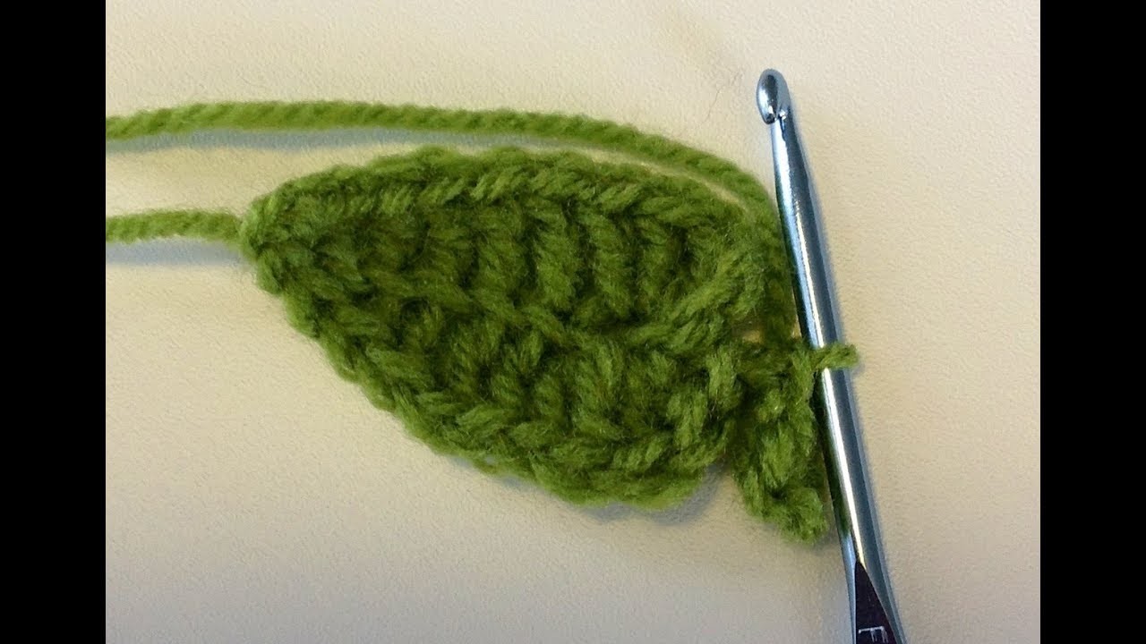 Hoja a crochet o ganchillo Super Facil!!!.Crochet Sheet very easy