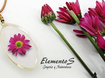 Joyas de Resinas y Flores de Intenso Color !! Jewelry with Resin, flowers of intense color