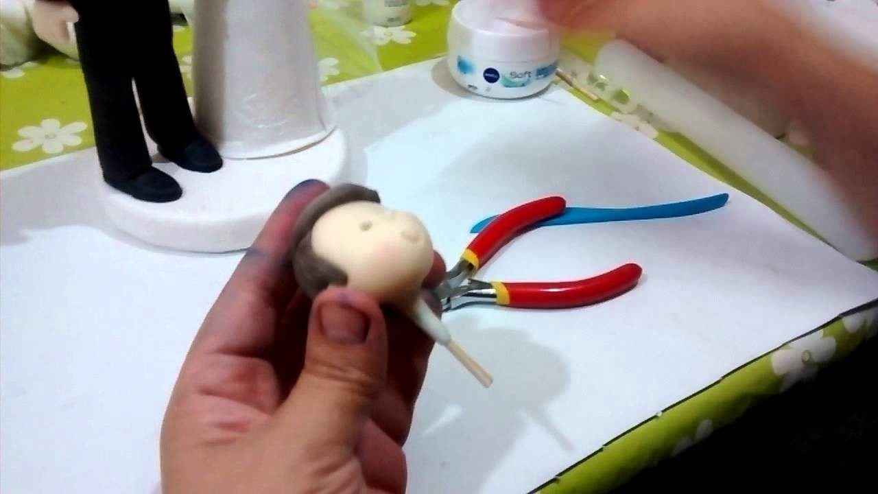 Novio en porcelana en frió