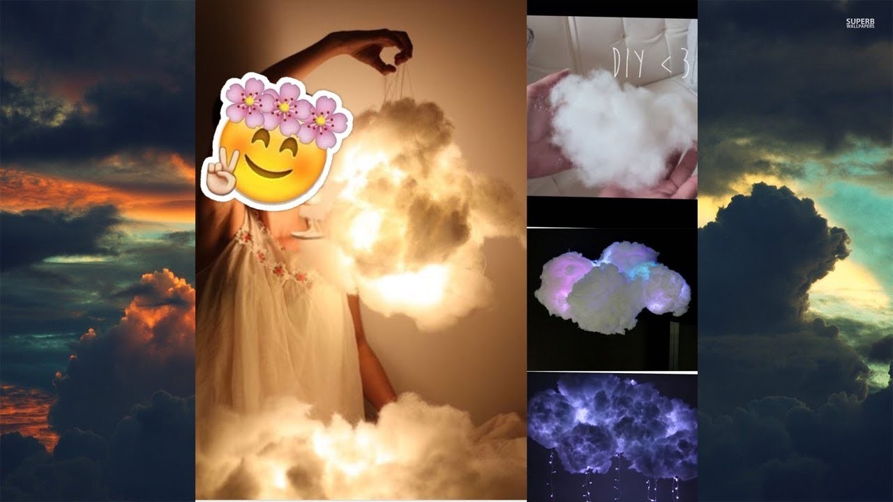 Nube con Luces como Tumblr DIY  ⛅️ ♥️. DIY Cloud Lights ⛅️