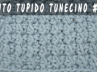 Punto tupido tunecino #4 - Crochet tunecino - Tunisian crochet - Tutorial paso a paso