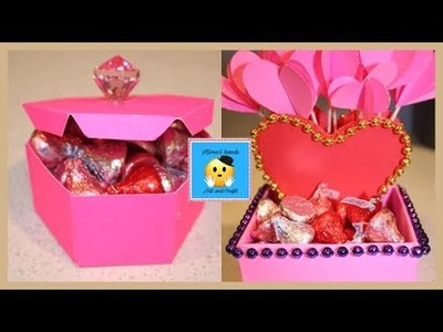 Regalos faciles y creativos!!DIY hermosas cajas de chocolates para regalar