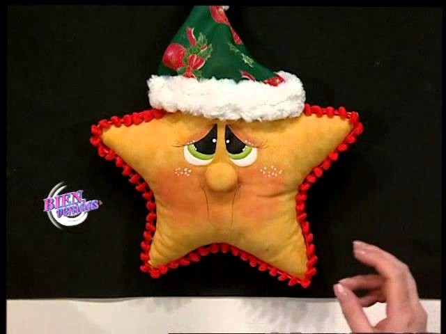 Silvia Nieruczkow - Bienvenidas TV - Explica como hacer una estrella para decorar una caja navideña.