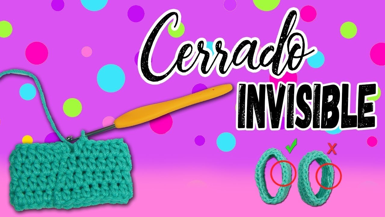 Terminación de tejido INVISIBLE  | Moda Crochet Maritza
