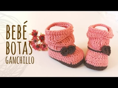 Tutorial Botas Bebé Melocotón Ganchillo | Crochet