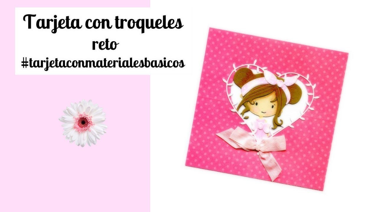 Tutorial DIY Tarjeta interactiva para "San Valentín".  Reto #tarjetaconmaterialesbasicos