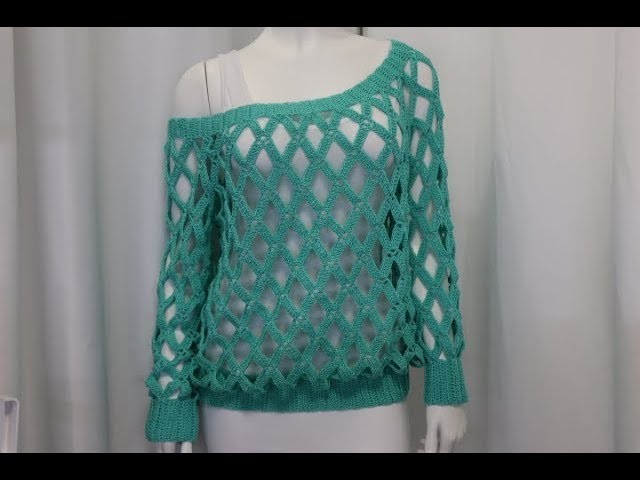 Blusa Crochet talla S-M