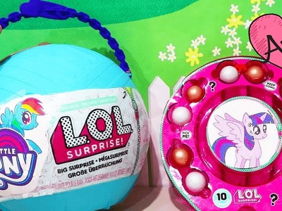 Bola gigante DIY My Little Pony con bebes | Muñecas y juguetes con Andre para niñas y niños