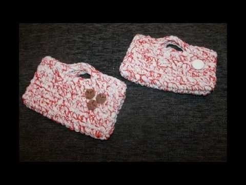 Bolso de mano de ganchillo