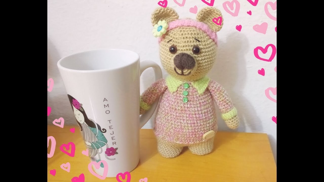 Bozal Osa Yoya amigurumi a Crochet Versión (ZURDO)