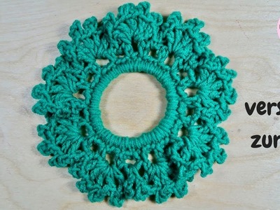 Coleta o colets a crochet paso a paso Nº 3 (versión zurda)