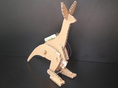 Cómo Hacer un Robot Canguro de Cartón