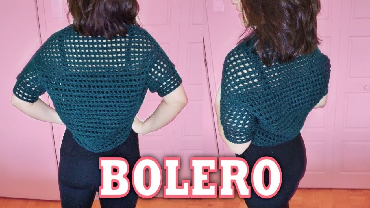 COMO TEJER UN BOLERO A CROCHET FÁCIL! | Danii´s Ways