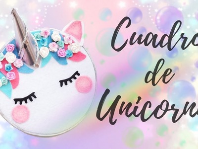 CUADRO UNICORNIO ❤ Decoracion de Unicornio DIY