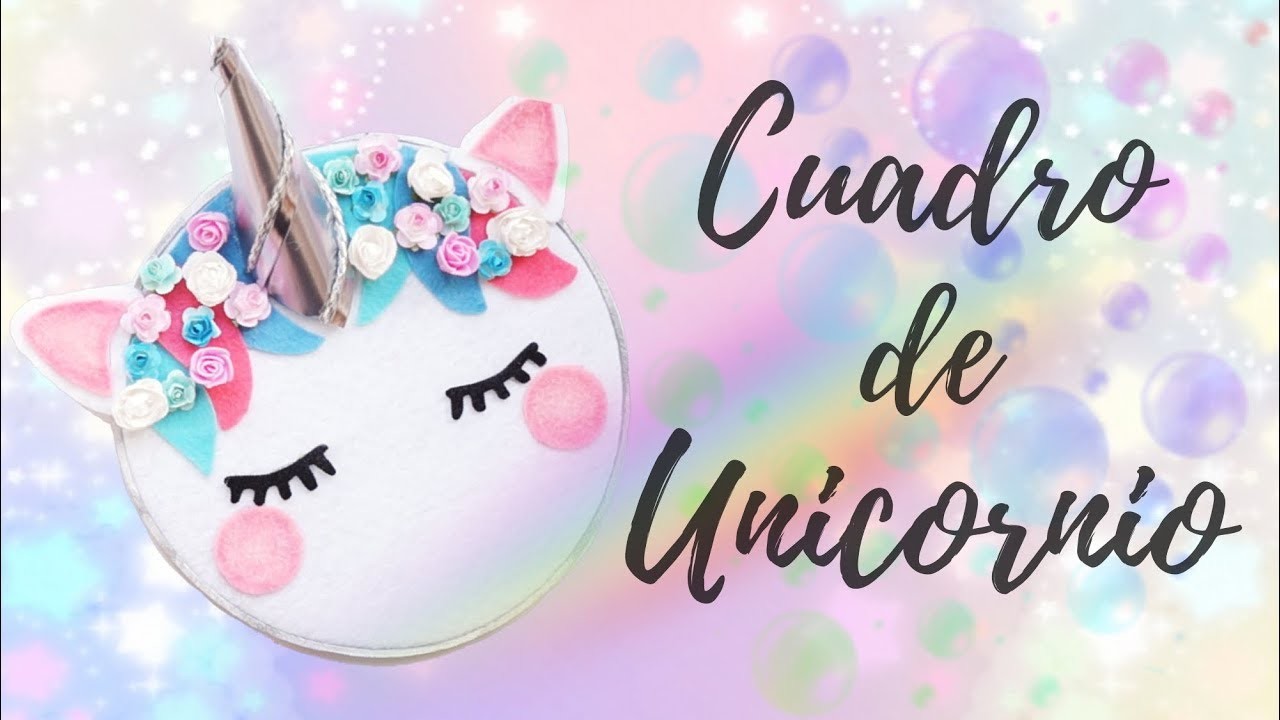 CUADRO UNICORNIO ❤ Decoracion de Unicornio DIY