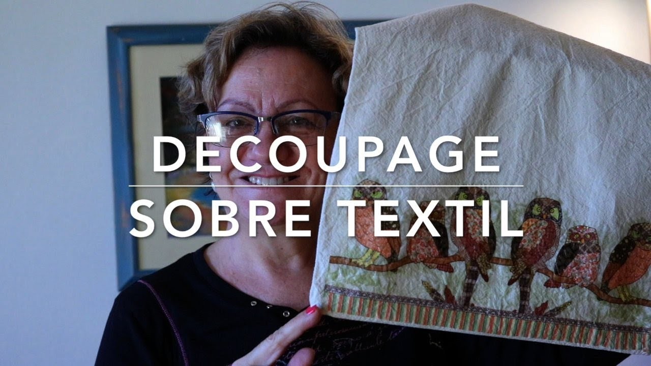 Decoupage sobre textil | Orden, papel y tijera