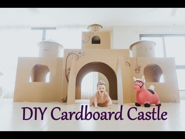 DIY Cardboard Castle | Construcción de Castillo de Princesa de Cartón