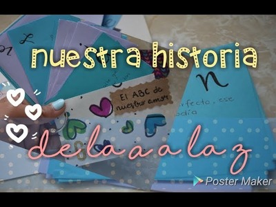DIY Carta Original|ABC de Amor|Nuestra Historia de la A-Z|Cris Montes