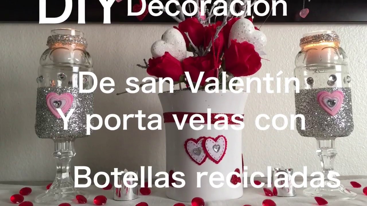 DIY Centro de mesa para San Valentín super económico
