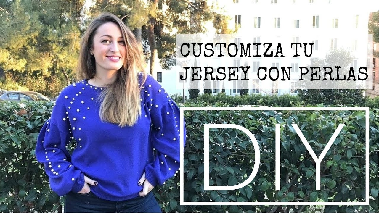 DIY - Como customizar jersey, Inspiración ZARA | Lorena Gil