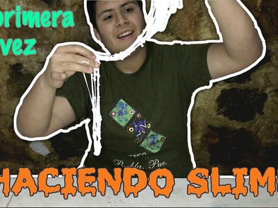 DIY: HACIENDO SLIME POR PRIMERA VEZ ????| Omar Domínguez