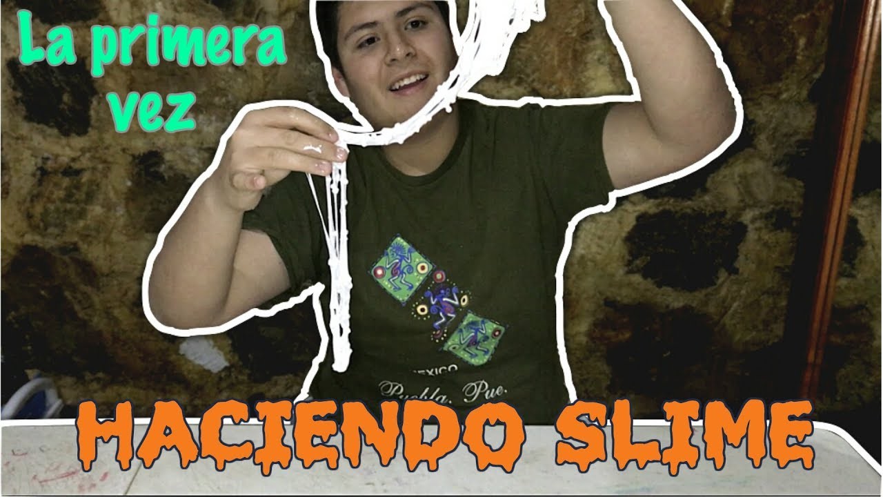 DIY: HACIENDO SLIME POR PRIMERA VEZ ????| Omar Domínguez