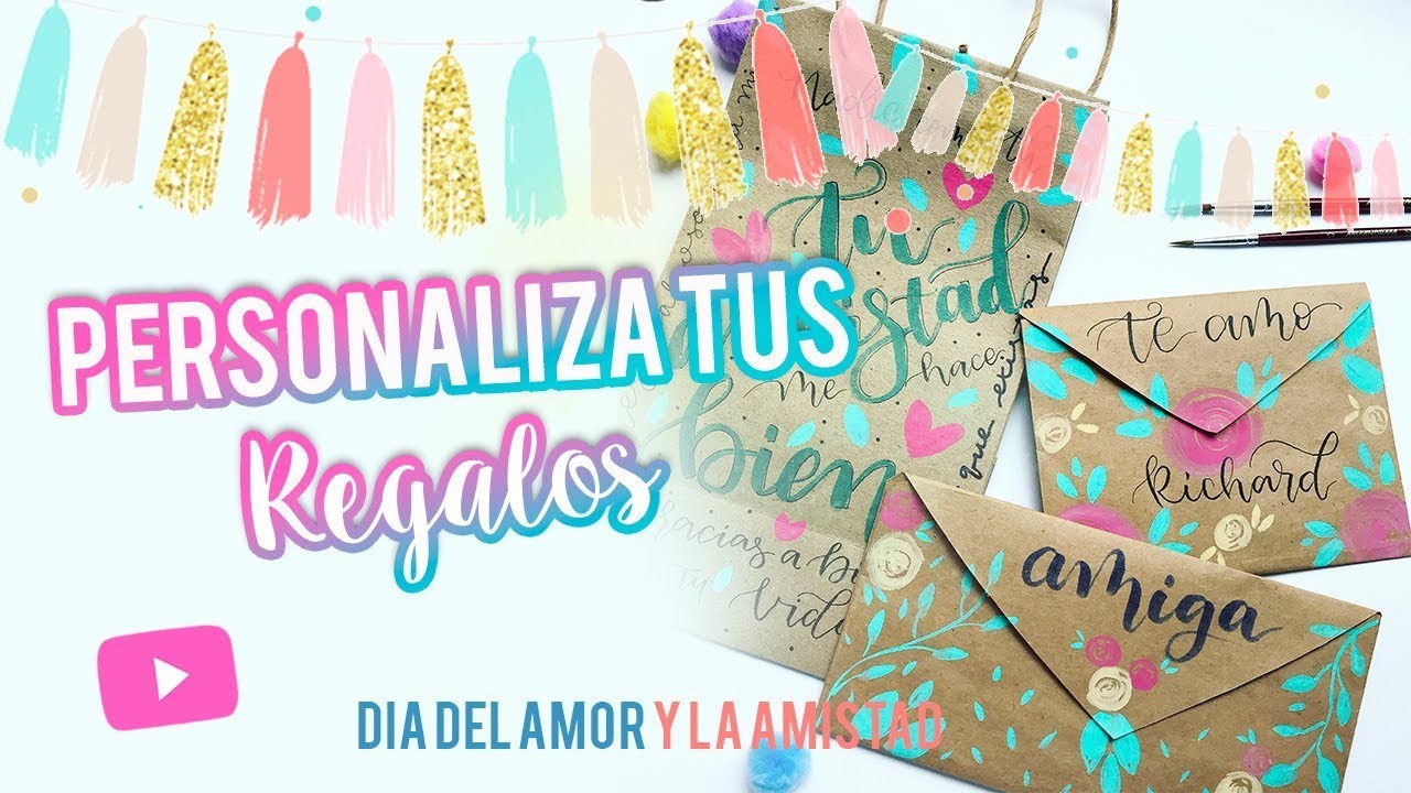 DIY PERSONALIZA TUS REGALOS