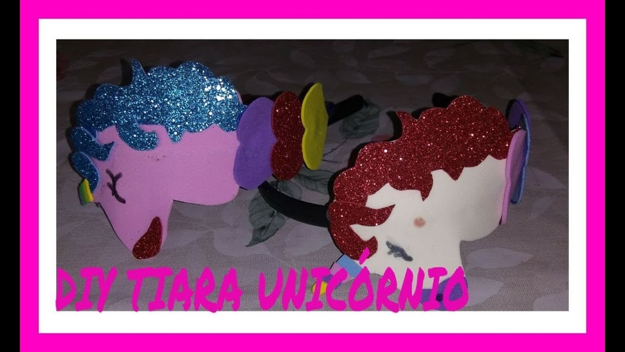 DIY tiara unicórnio para fantasia de carnaval 2018