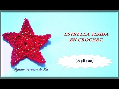 ESTRELLA TEJIDA A CROCHET