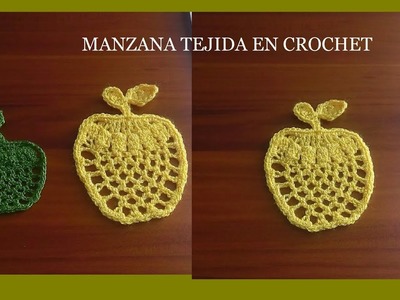 Manzana Tejida a crochet