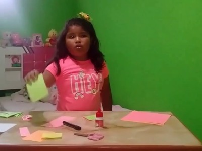 MI PRIMER VIDEO  :HACIENDO GATITOS DE ORIGAMI