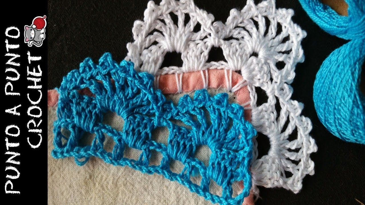 ORILLA No  2 en crochet PASO A PASO