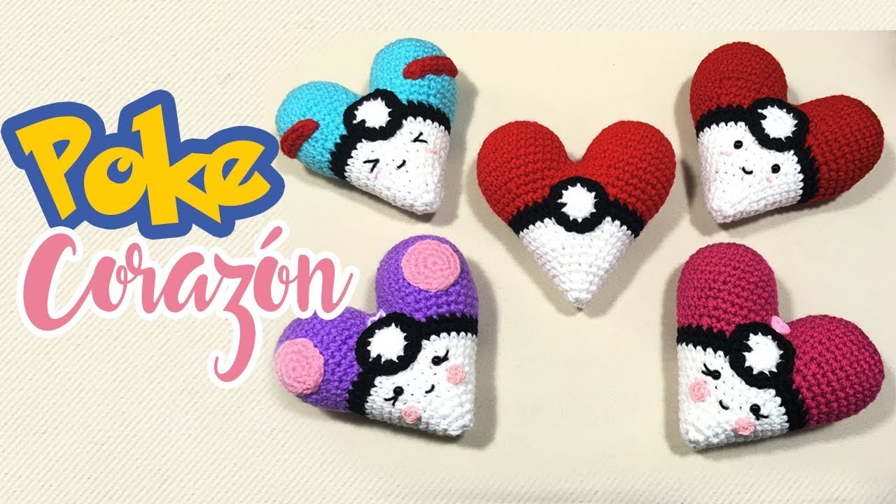 PokeCorazón Amigurumi