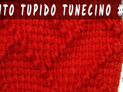 Punto tupido tunecino #6 - Crochet tunecino - Tutorial paso a paso