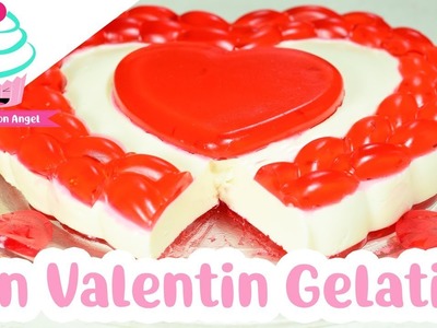 San Valentin Gelatina de Yogurt - 14 de Febrero