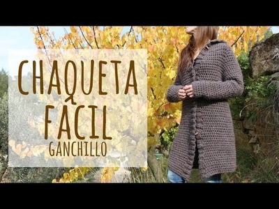Tutorial Chaqueta o Abrigo Fácil y Rápido Ganchillo | Crochet