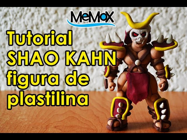 Tutorial-MK SHAO KAHN DE PLASTILINA.CLAY.PLASTICINE.HOW TO MAKE