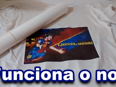 Vinil textil blanco brillante sublimable playera algodon funciona o no?