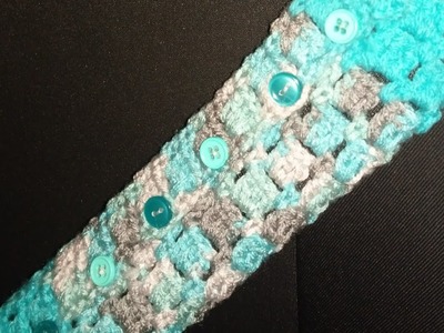 Cobertor para cinturón de auto a Crochet