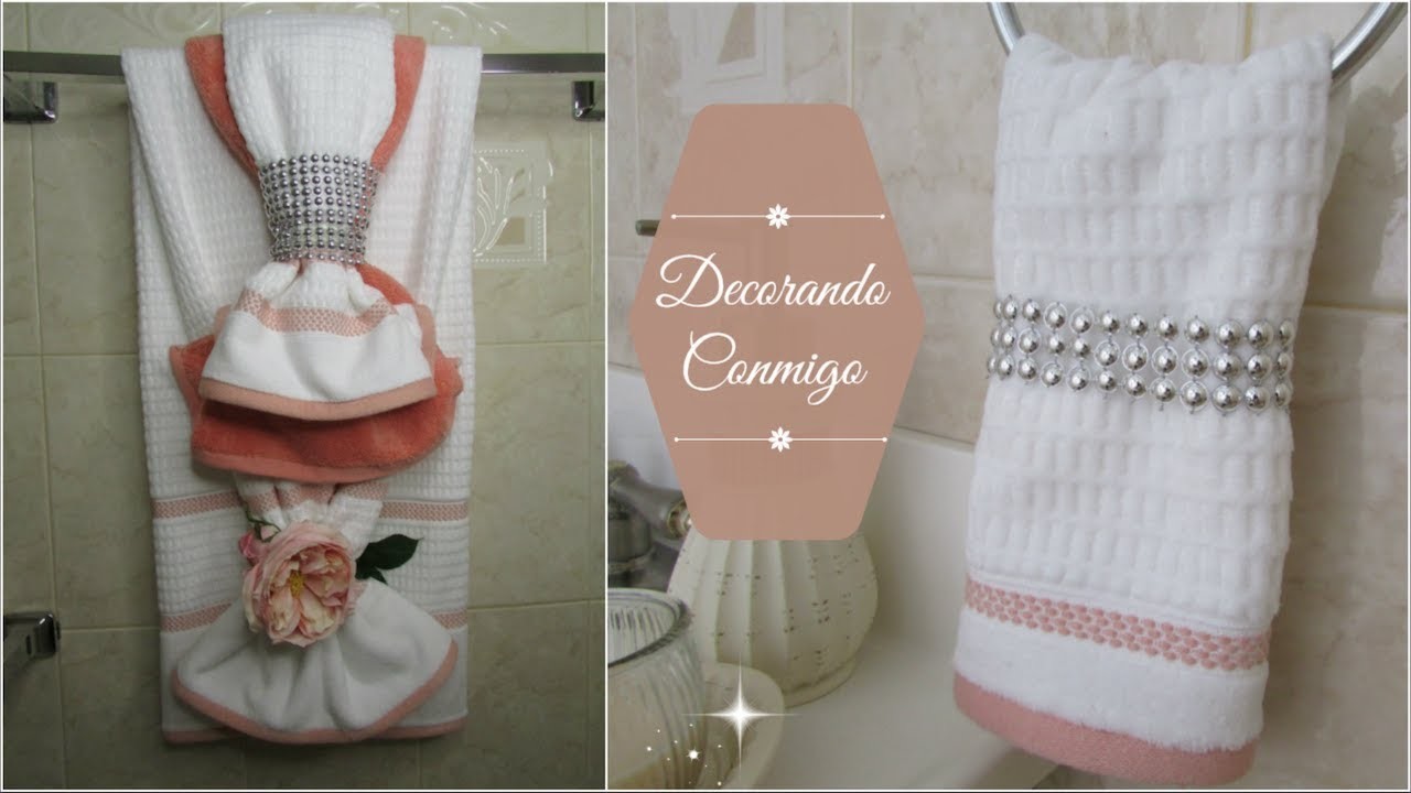Como Decorar Toallas De Baño Con EstiLo Primaveral 2018 | Sorangel