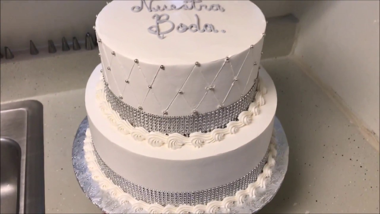 Como decorar un pastel de boda civil facil y rapido