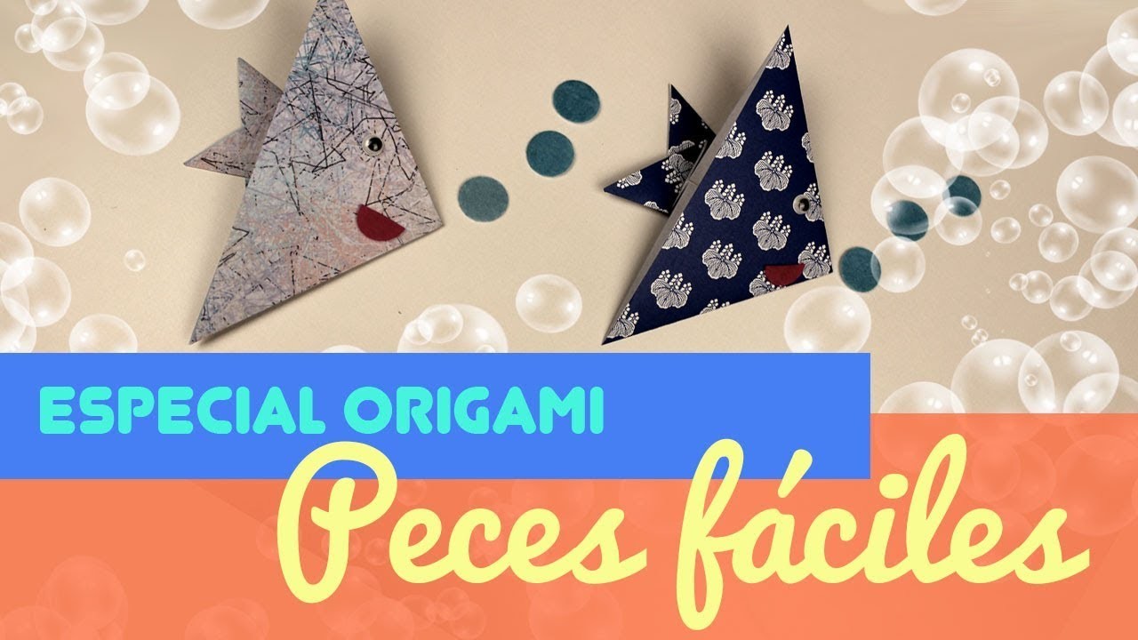 Cómo Hacer Peces De Origami Tutorial De Pez De Papiroflexia